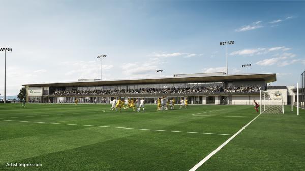 First glimpse of The Home of the Commonwealth Bank Matildas at La Trobe University
