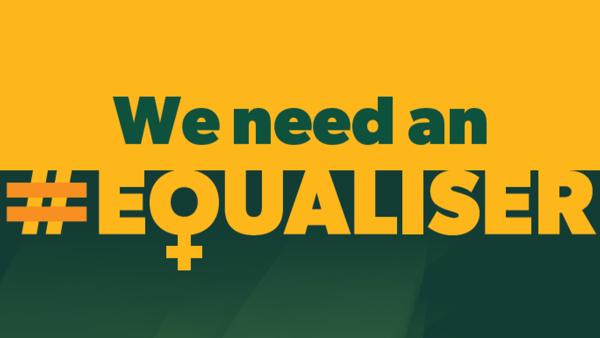 We need an #EQUALISER for women's football