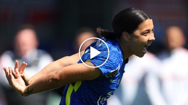WATCH: Kerr scores a double to secure WSL title and Golden Boot