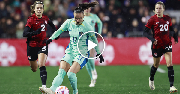 WATCH: CommBank Matildas youthful squad go down to Olympic Champions 5-0