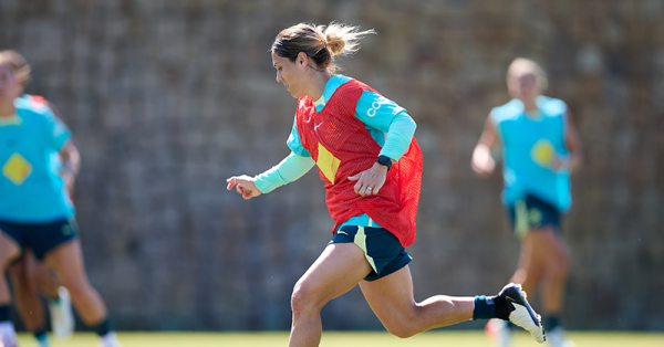 Katrina Gorry doing full sessions after returning to camp