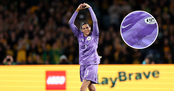 WIN a SIGNED goalkeeper jersey by Lydia Williams