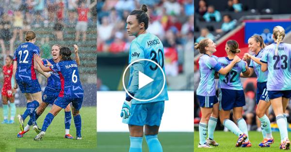 WATCH: Vine scores first NWSL goal; Arnold makes NWSL debut & Cooney-Cross scores first goal for Arsenal