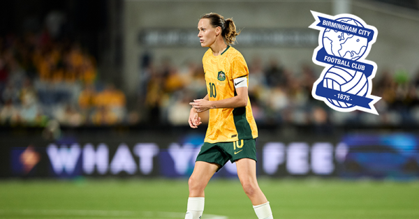 Emily Van Egmond signs for Birmingham City in the Women's Championship