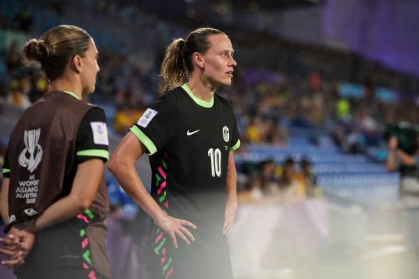 Emily van Egmond of the CommBank Matildas during their 2026 Women's Asian Cup match against Iran - 5 March 2026 - By The White Line / Rachel Bach