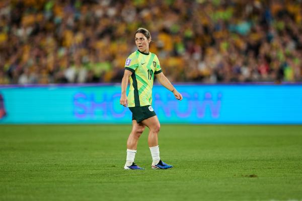 Katrina Gorry of Australia v Korea Republic at 2026 AFC Women's Asian Cup - By The White Line / Rachel Bach