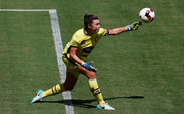 Brisbane Roar's Mackenzie Arnold. 