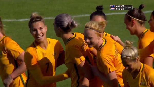 Westfield Matildas goals from last meeting vs Netherlands