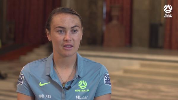 Caitlin Foord speaks about the potential impact of Tony Gustavsson 