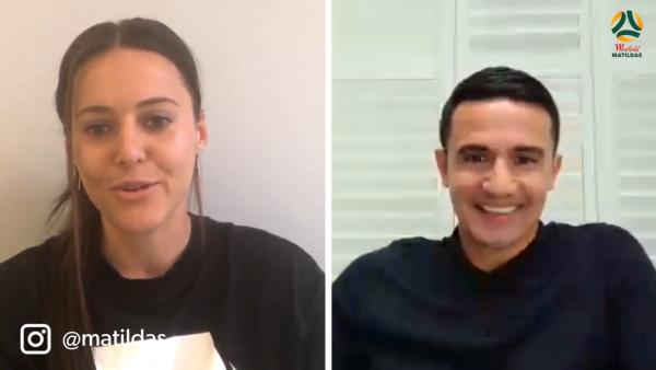 Hayley Raso x Tim Cahill - Instagram Live