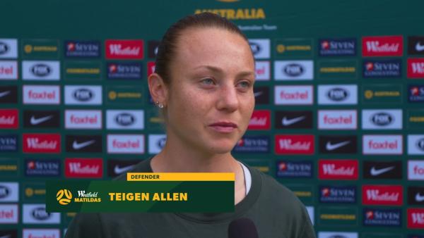 Teigen Allen: "We're focused on what we have to do"
