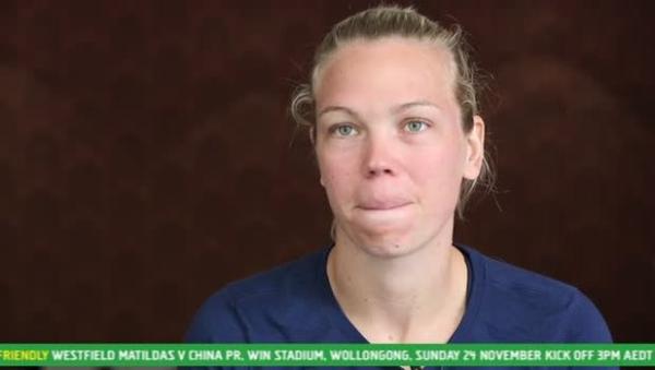 Carroll on Matildas camp