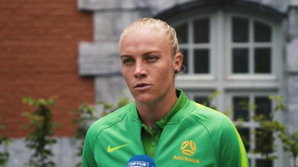 We interview Tameka Yallop as the Matildas arrive in Valenciennes