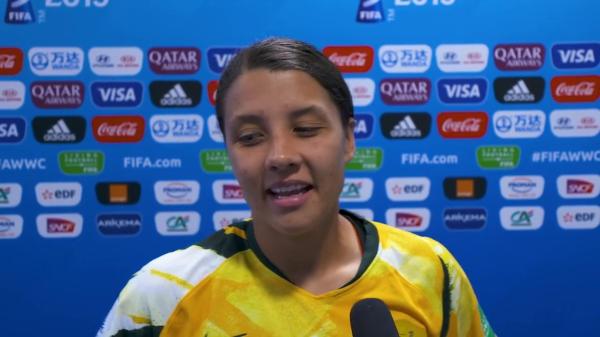 Post Match Reaction With Sam Kerr
