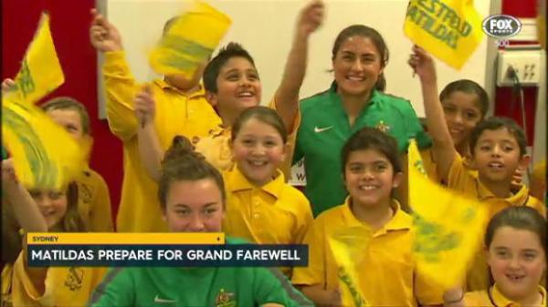 Matildas prepare for World Cup departure