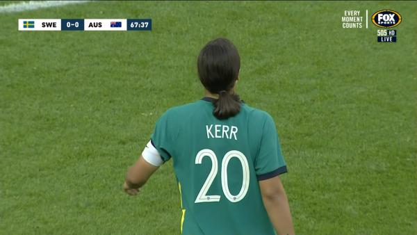 CROSSBAR: Kerr - Skipper denied by the woodwork
