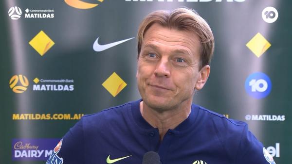 Gustavsson: Expect our high energy game | Interview | CommBank Matildas v Brazil