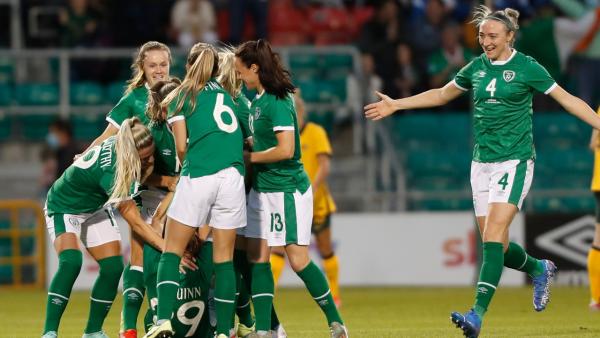 GOAL: Quinn - The Irish lead inside three minutes