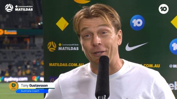 Gustavsson: I can get used to this | Interview | CommBank Matildas v Brazil