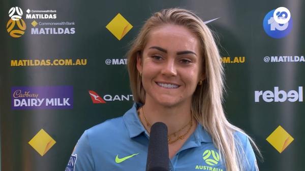 Carpenter: I'm ready for another performance tonight | Interview | CommBank Matildas v Brazil