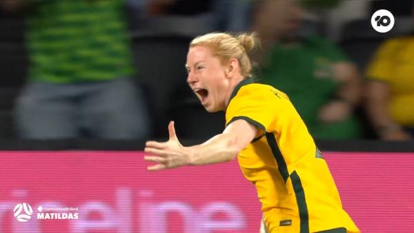 GOAL: Polkinghorne on target AGAIN | CommBank Matildas v Brazil
