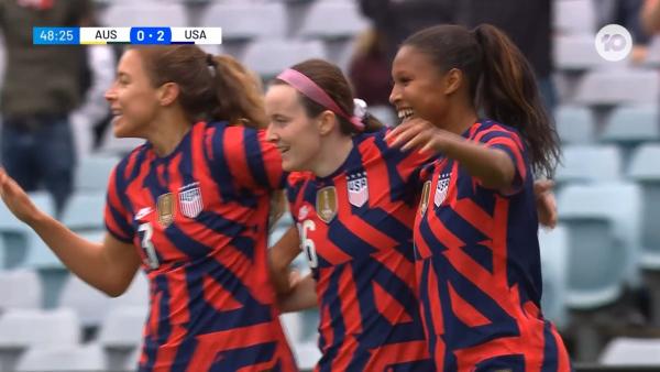 GOAL: Lavelle doubles lead | CommBank Matildas v USA