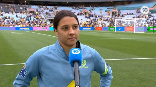 Kerr: Probably should've taken a few more | Interview | CommBank Matildas v USA