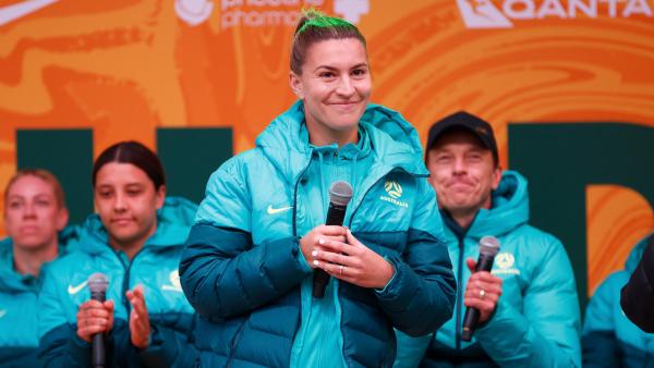 Steph Catley | Fed Square Final Squad Presentation