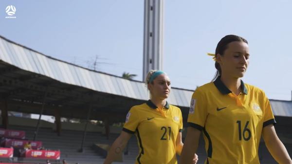 Ellie Carpenter talks about scoring at the 2022 AFC Women's Asian Cup