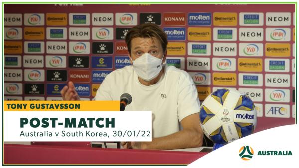 Tony Gustavsson | Post-match Press Conference | Australia v South Korea 2022 AFC Women's Asian Cup
