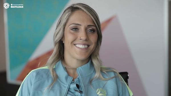 Katrina Gorry talks about her return to representing the green & gold | CommBank Matildas 