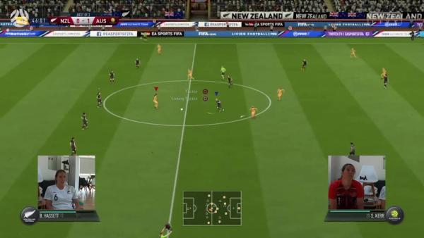 Lydia Williams and Rebekah Stott face off in FIFA 20 | CommBank Matildas