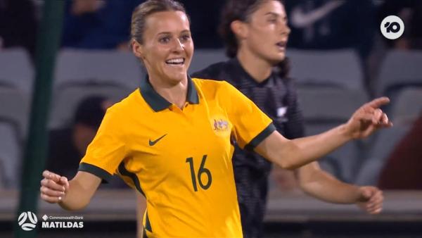 GOAL: | Raso's brilliant finish makes it two | CommBank Matildas v New Zealand