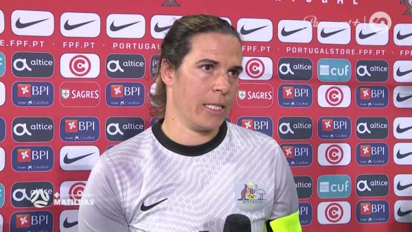 Williams: Disappointing this game didn't go our way | Interview | CommBank Matildas v Portugal