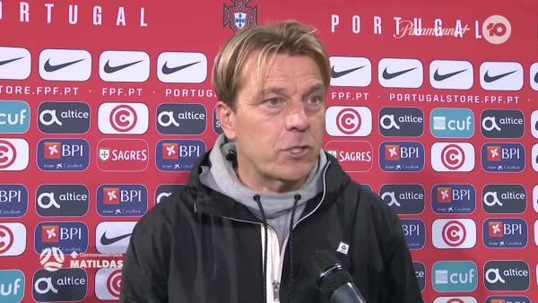 Gustavsson: players showed mental strength to bounce back from Spain | Interview | CommBank Matildas v Portugal
