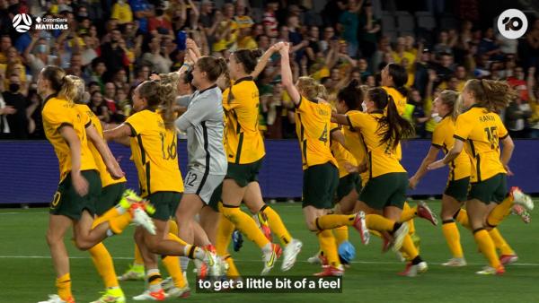 Our CommBank Matildas talk about how pumped they are to welcome the world in just ONE YEAR! 