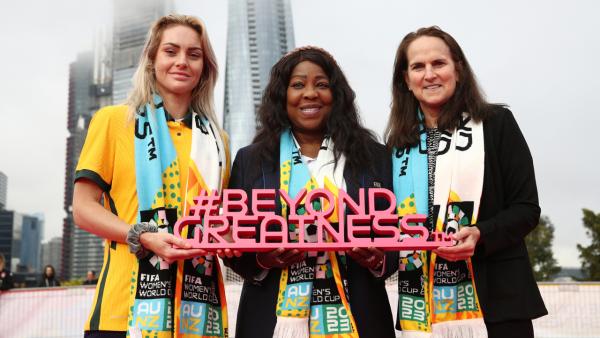 Ellie Carpenter celebrates one year to go until the FIFA Women's World Cup