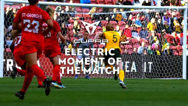 Cortnee Vine is your CUPRA Electric Moment of the Match
