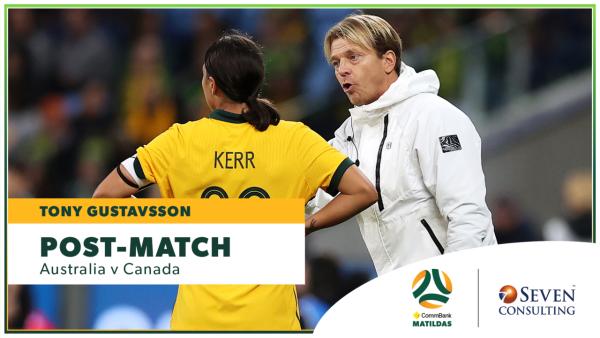 Tony Gustavsson & Caitlin Foord | Post-Match Press Conference | AUS v CAN - Sydney