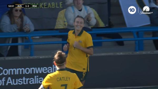 GOAL: Caitlin Foord makes it four