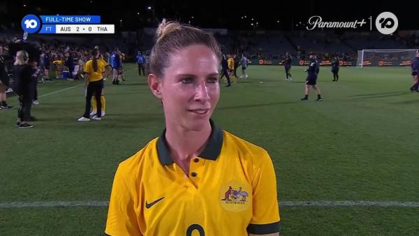 Elise Kellond-Knight | Post-Match Interview | Commbank Matildas v Thailand