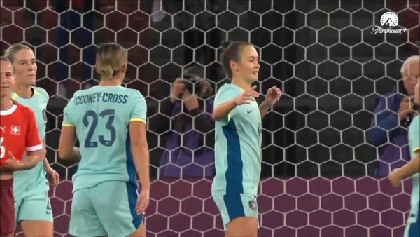 GOAL: Caitlin Foord makes no mistake from the spot | Australia v Switzerland | International Friendly