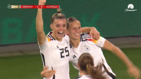GOAL: Cerci scores for Germany | CommBank Matildas v Germany