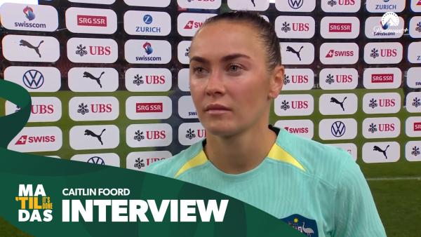 Caitlin Foord | Post Match Interview | Switzerland v CommBank Matildas
