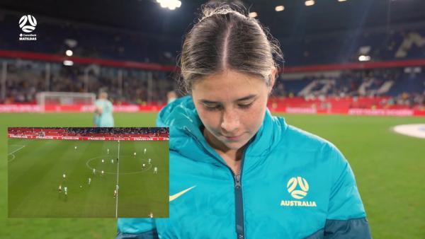 Kyra Cooney-Cross reacts to ???? goal ??‍?