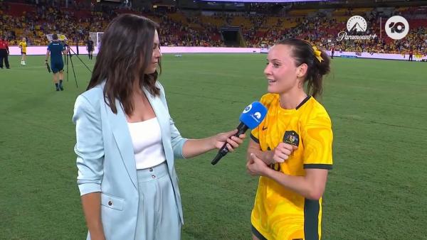 Hayley Raso: We will bounce back on Sunday | Interview | Australia v Brazil