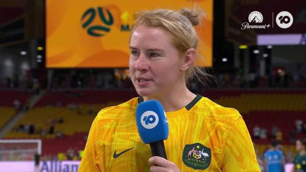 Clare Polkinghorne: I will now be the team's number one fan | Interview | Australia v Brazil