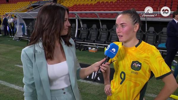 Caitlin Foord: We knew it was going to be a real battle | Interview | Australia v Brazil