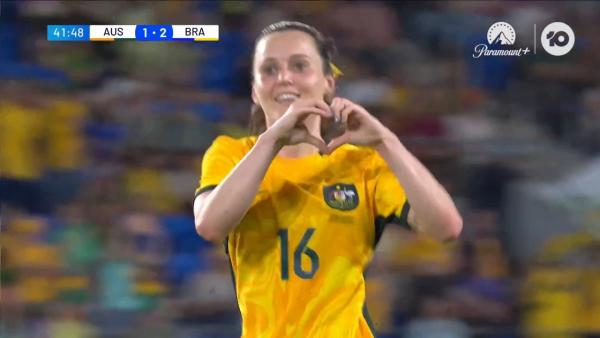 GOAL: Game on in Robina | International Friendly | Australia v Brazil