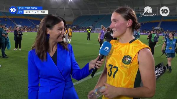 Natasha Prior: The advice I was given was "Don't Mess Up!" | Interview | Australia v Brazil - Game 2